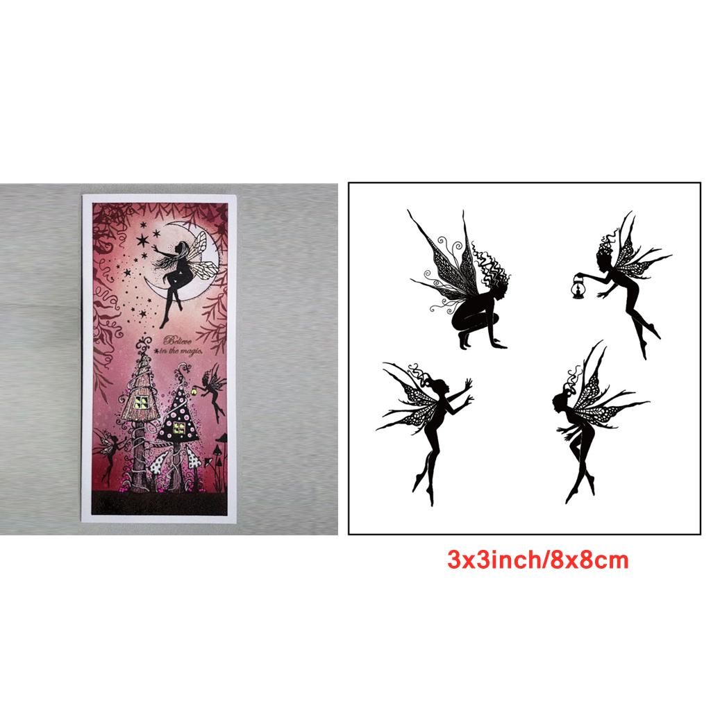 Butterfly Fairy Elf Mermaid Clear Stamps for DIY Scrapbooking Making Crafts Card - Picture 18 of 115