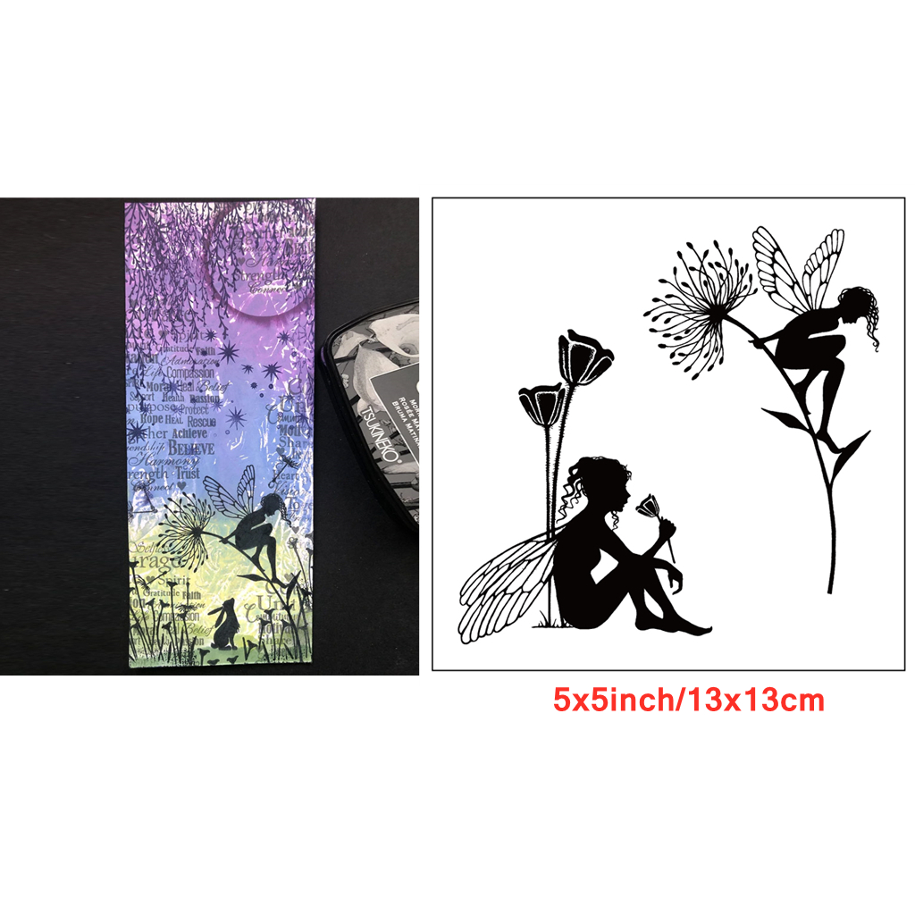 Butterfly Fairy Elf Mermaid Clear Stamps for DIY Scrapbooking Making Crafts Card - Picture 46 of 115