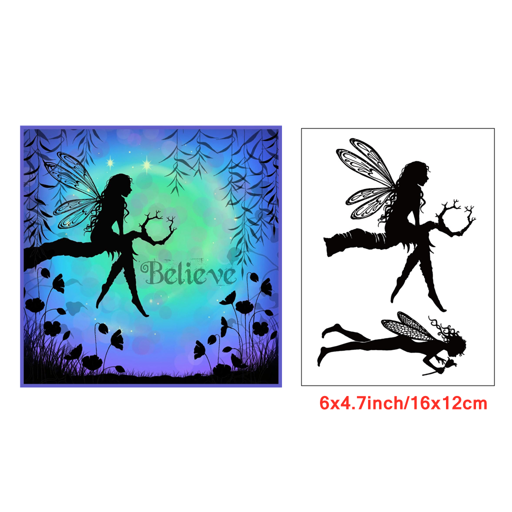 Butterfly Fairy Elf Mermaid Clear Stamps for DIY Scrapbooking Making Crafts Card - Picture 95 of 115