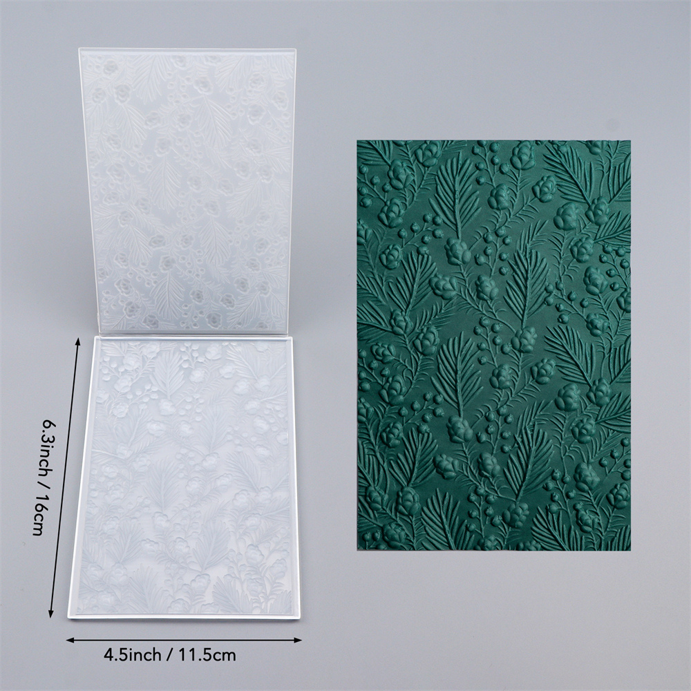 3D Prägefolder Blume Blatt Stern Schablonen DIY Scrapbooking Basteln Karten - Bild 12 von 12