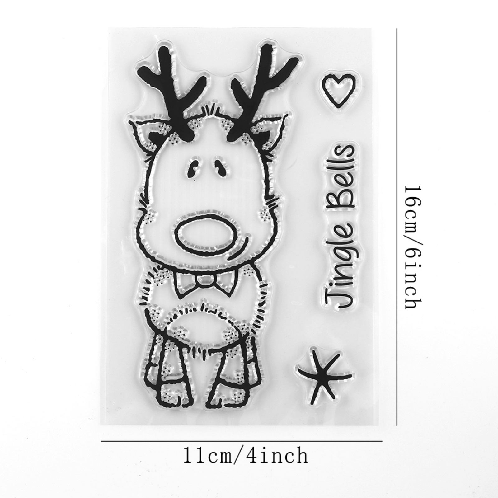 Clear Stamp Gnomes Merry Christmas Tiny Man Diy Scrapbooking Crafts Card Making