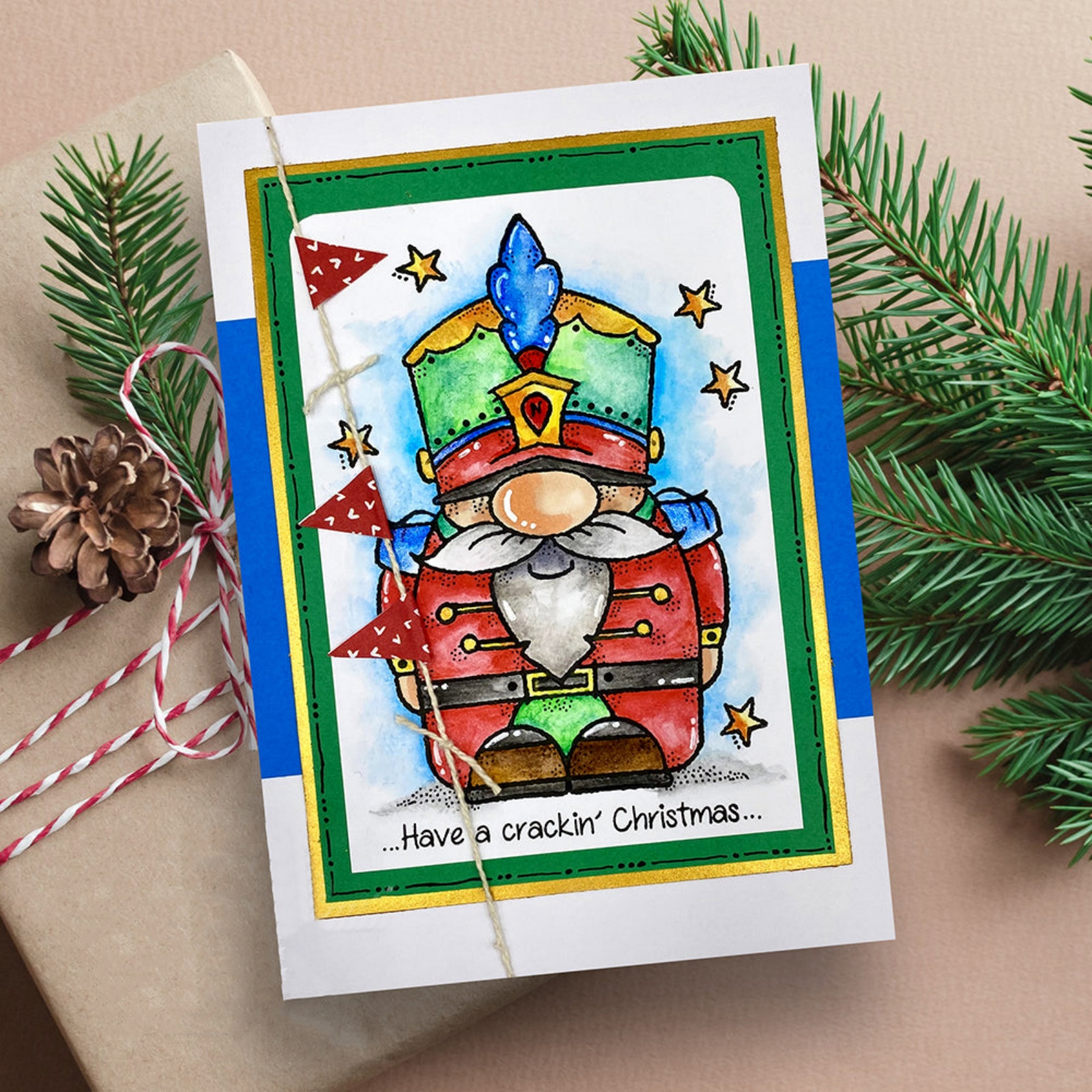 Clear Stamp Gnomes Merry Christmas Tiny Man Diy Scrapbooking Crafts Card Making