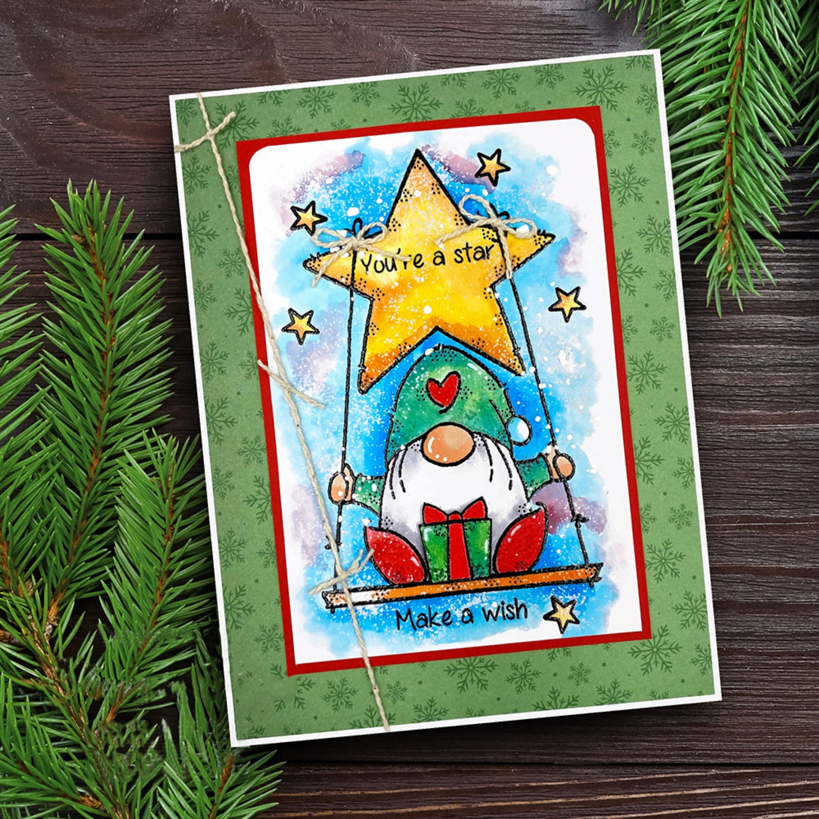 Clear Stamp Gnomes Merry Christmas Tiny Man Diy Scrapbooking Crafts Card Making