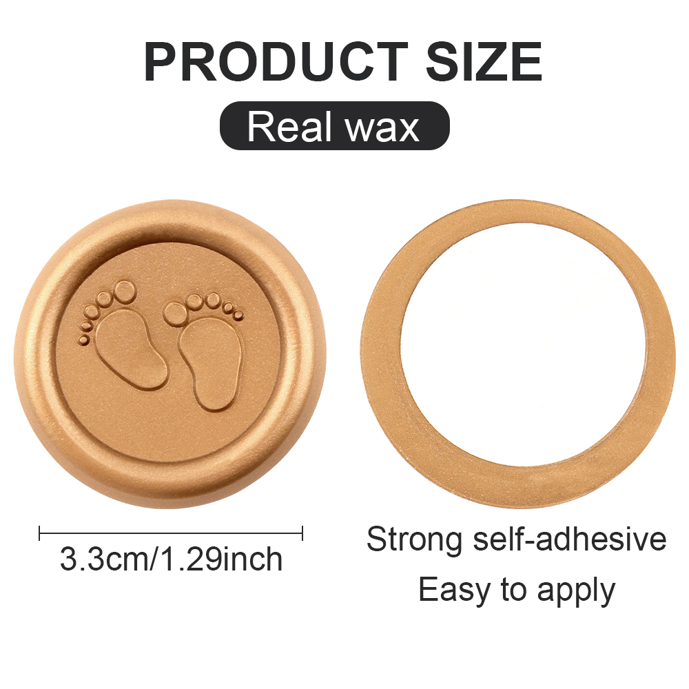25Pcs Rosemary Style Wax Seal stickers Self Adhesive Envelope Seal Stickers - Picture 17 of 64