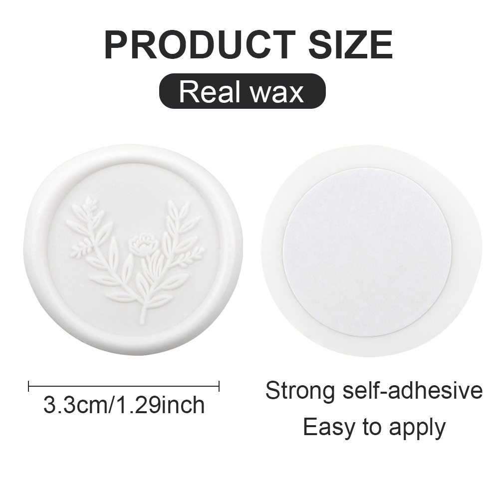 25Pcs Rosemary Style Wax Seal stickers Self Adhesive Envelope Seal Stickers - Picture 21 of 64