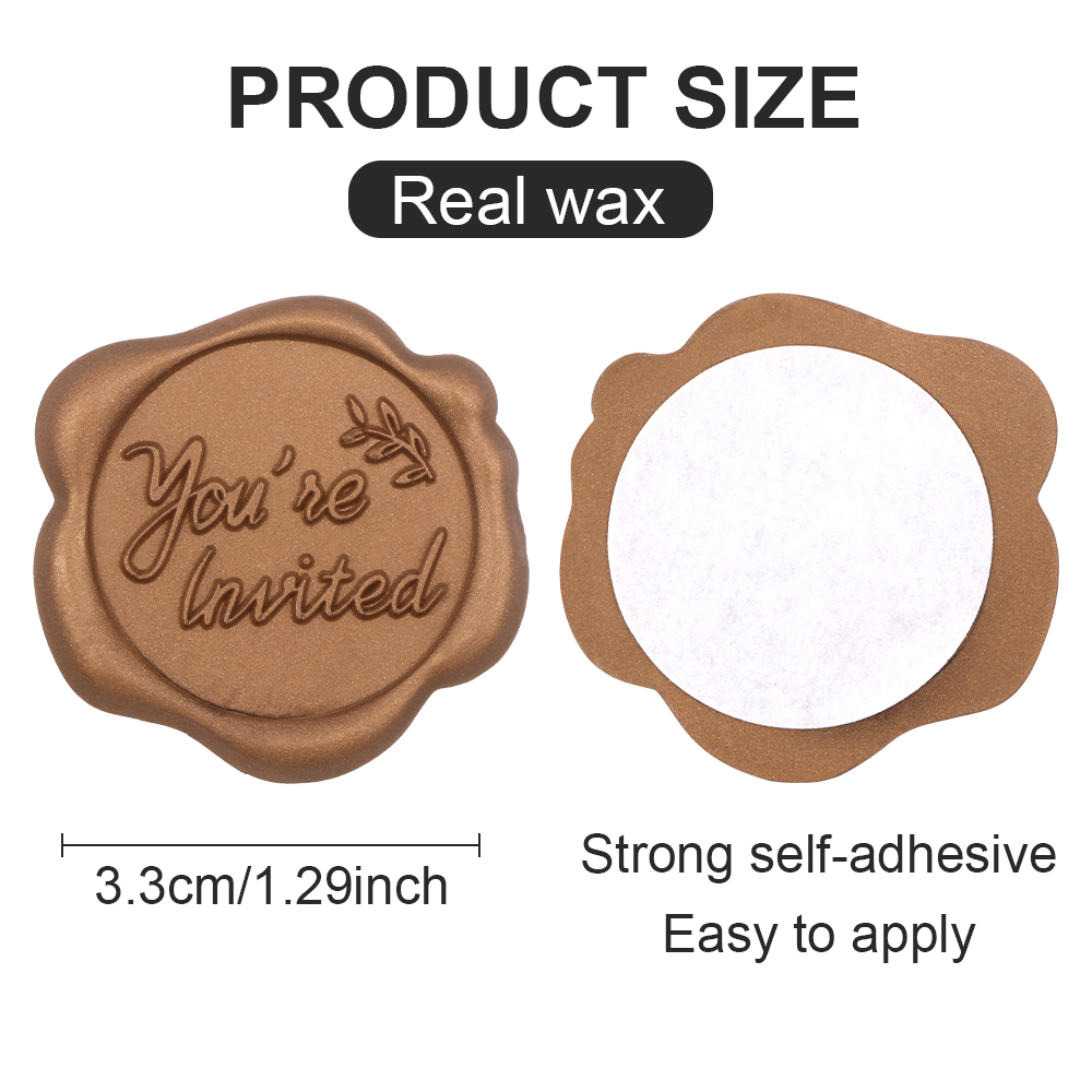 25Pcs Rosemary Style Wax Seal stickers Self Adhesive Envelope Seal Stickers - Picture 24 of 64