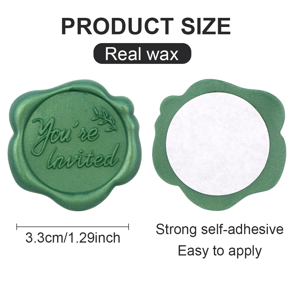 25Pcs Rosemary Style Wax Seal stickers Self Adhesive Envelope Seal Stickers - Picture 25 of 64