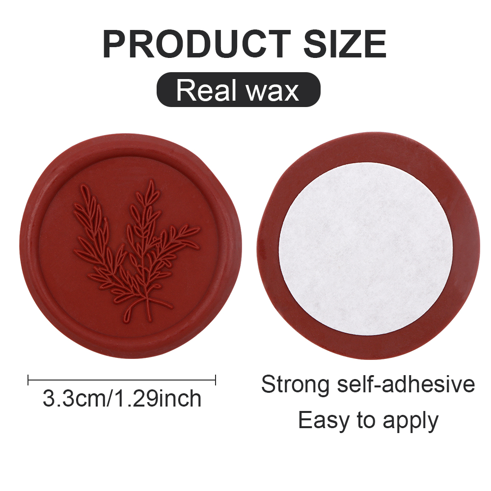 25Pcs Rosemary Style Wax Seal stickers Self Adhesive Envelope Seal Stickers - Picture 28 of 64