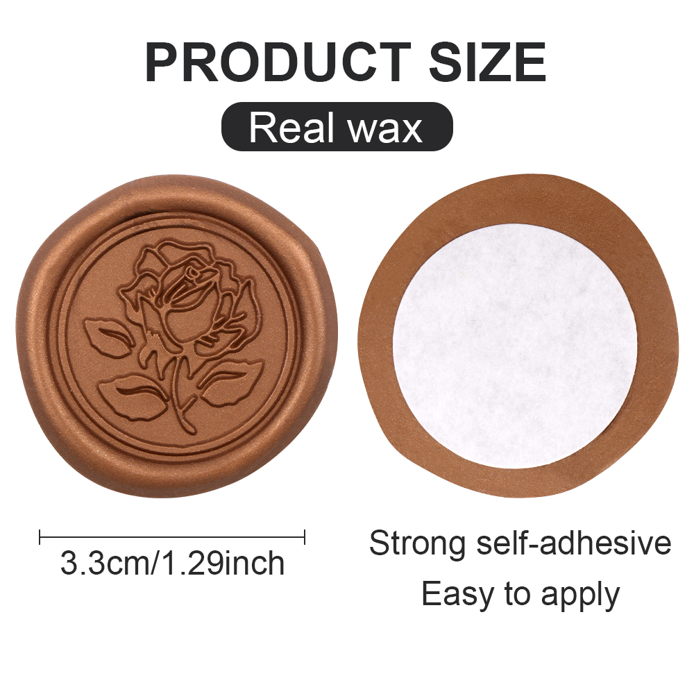 25Pcs Rosemary Style Wax Seal stickers Self Adhesive Envelope Seal Stickers - Picture 32 of 64