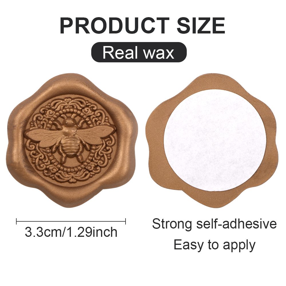25Pcs Rosemary Style Wax Seal stickers Self Adhesive Envelope Seal Stickers