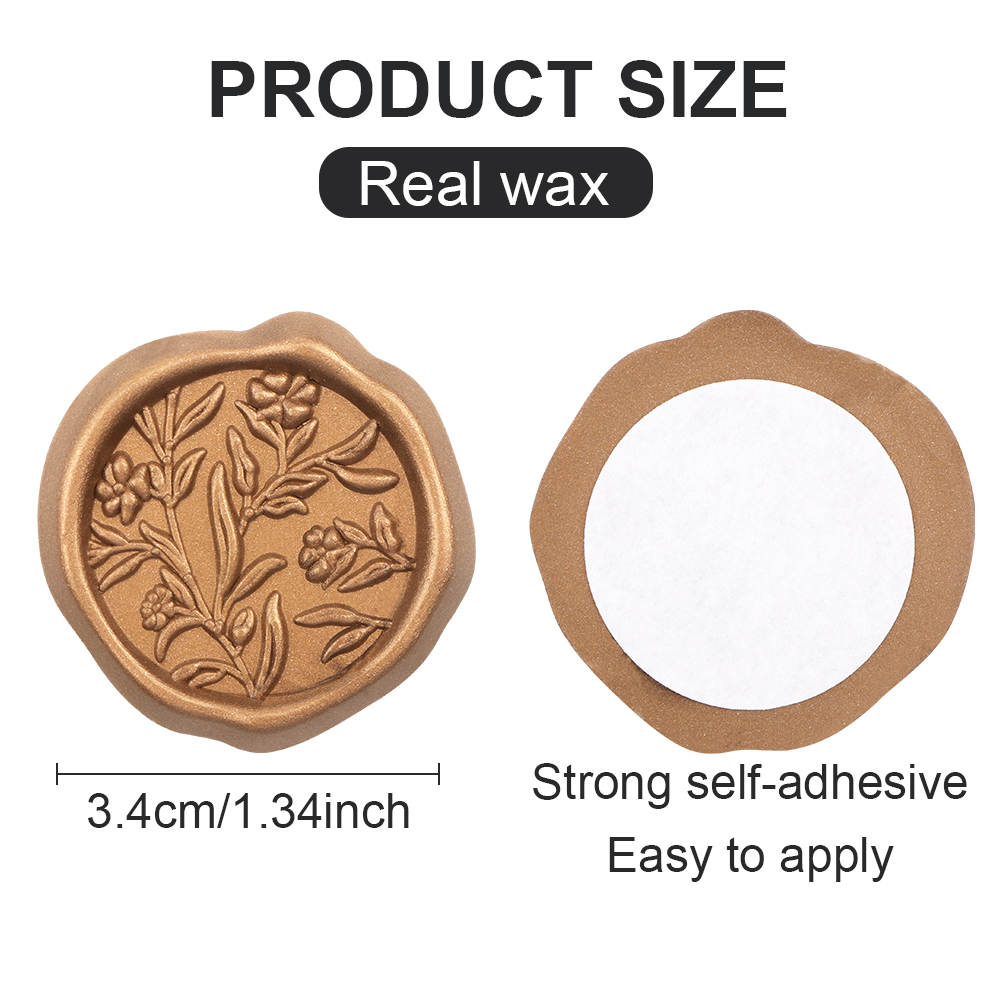 25Pcs Rosemary Style Wax Seal stickers Self Adhesive Envelope Seal Stickers - Picture 39 of 64