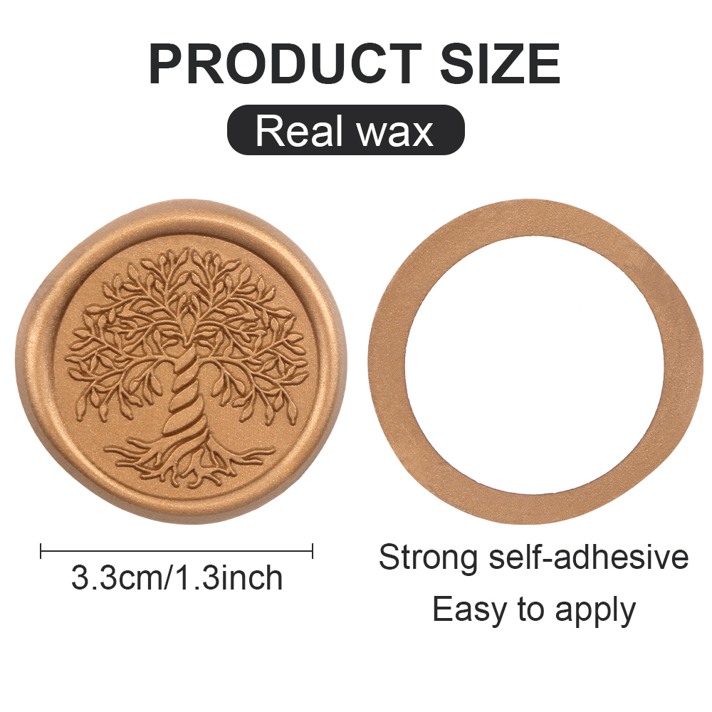 25Pcs Rosemary Style Wax Seal stickers Self Adhesive Envelope Seal Stickers - Picture 47 of 64
