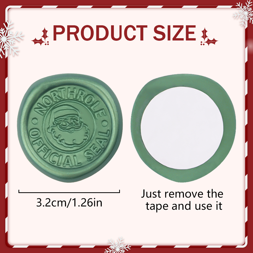 25Pcs Rosemary Style Wax Seal stickers Self Adhesive Envelope Seal Stickers - Picture 49 of 64