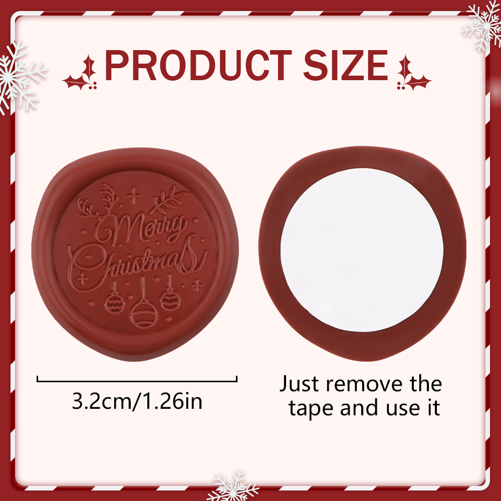 25Pcs Rosemary Style Wax Seal stickers Self Adhesive Envelope Seal Stickers - Picture 54 of 64