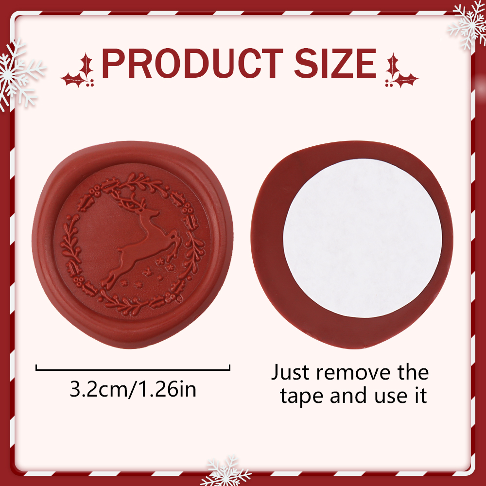25Pcs Rosemary Style Wax Seal stickers Self Adhesive Envelope Seal Stickers - Picture 57 of 64