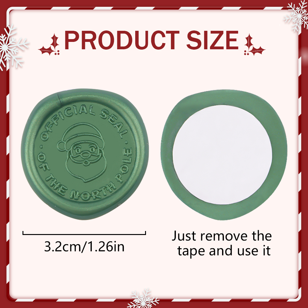 25Pcs Rosemary Style Wax Seal stickers Self Adhesive Envelope Seal Stickers - Picture 58 of 64