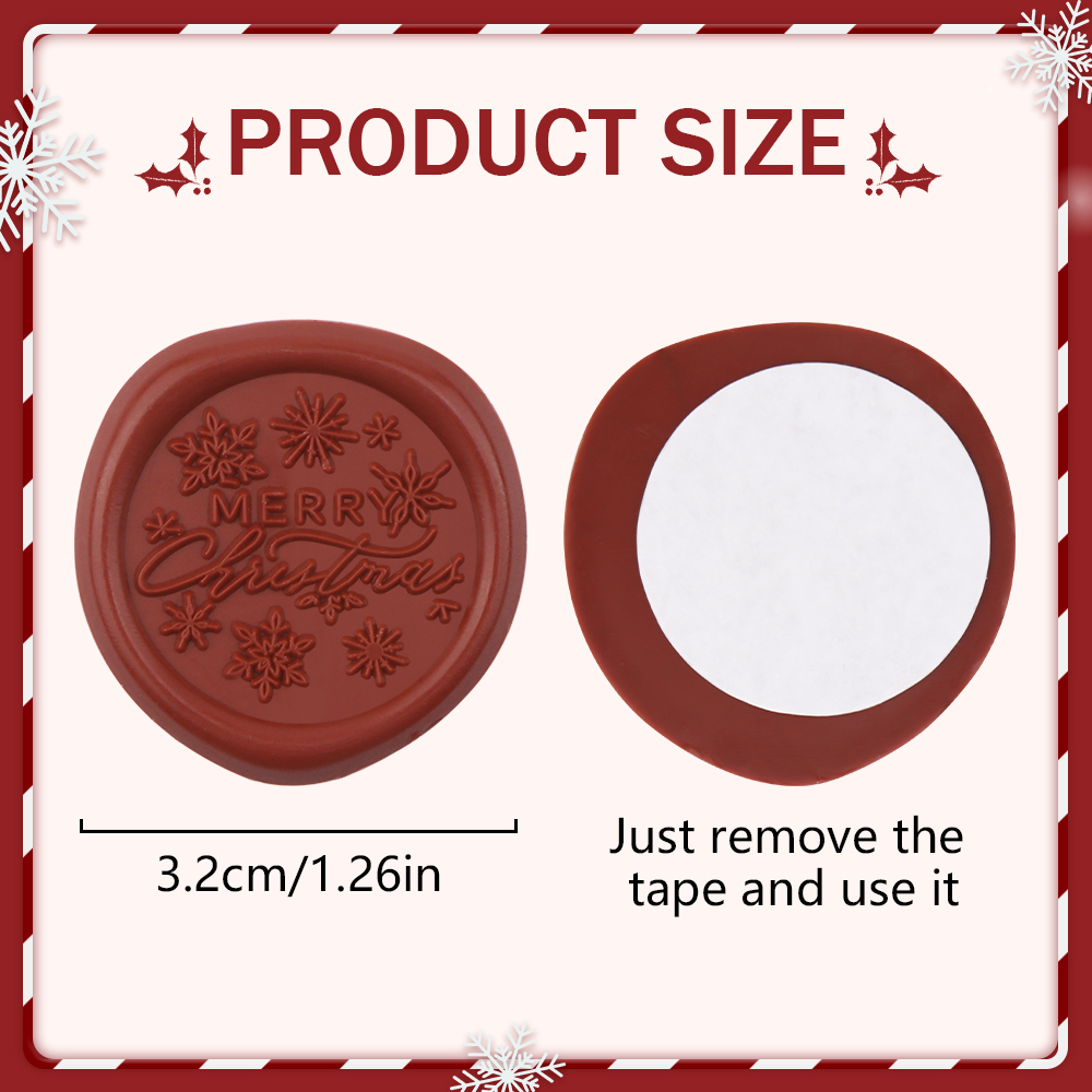 25Pcs Rosemary Style Wax Seal stickers Self Adhesive Envelope Seal Stickers - Picture 62 of 64