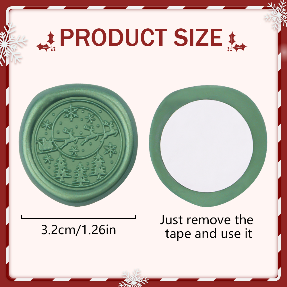 25Pcs Rosemary Style Wax Seal stickers Self Adhesive Envelope Seal Stickers - Picture 63 of 64