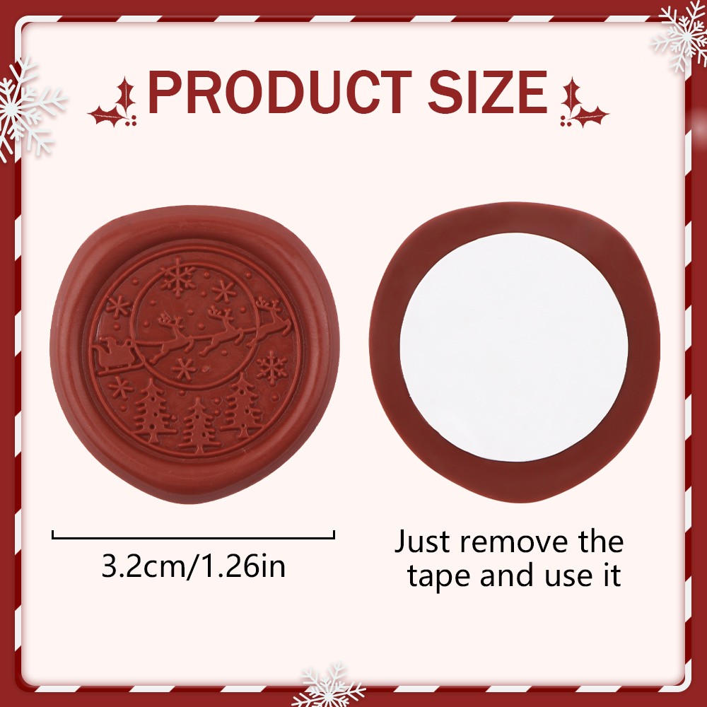 25Pcs Rosemary Style Wax Seal stickers Self Adhesive Envelope Seal Stickers - Picture 64 of 64