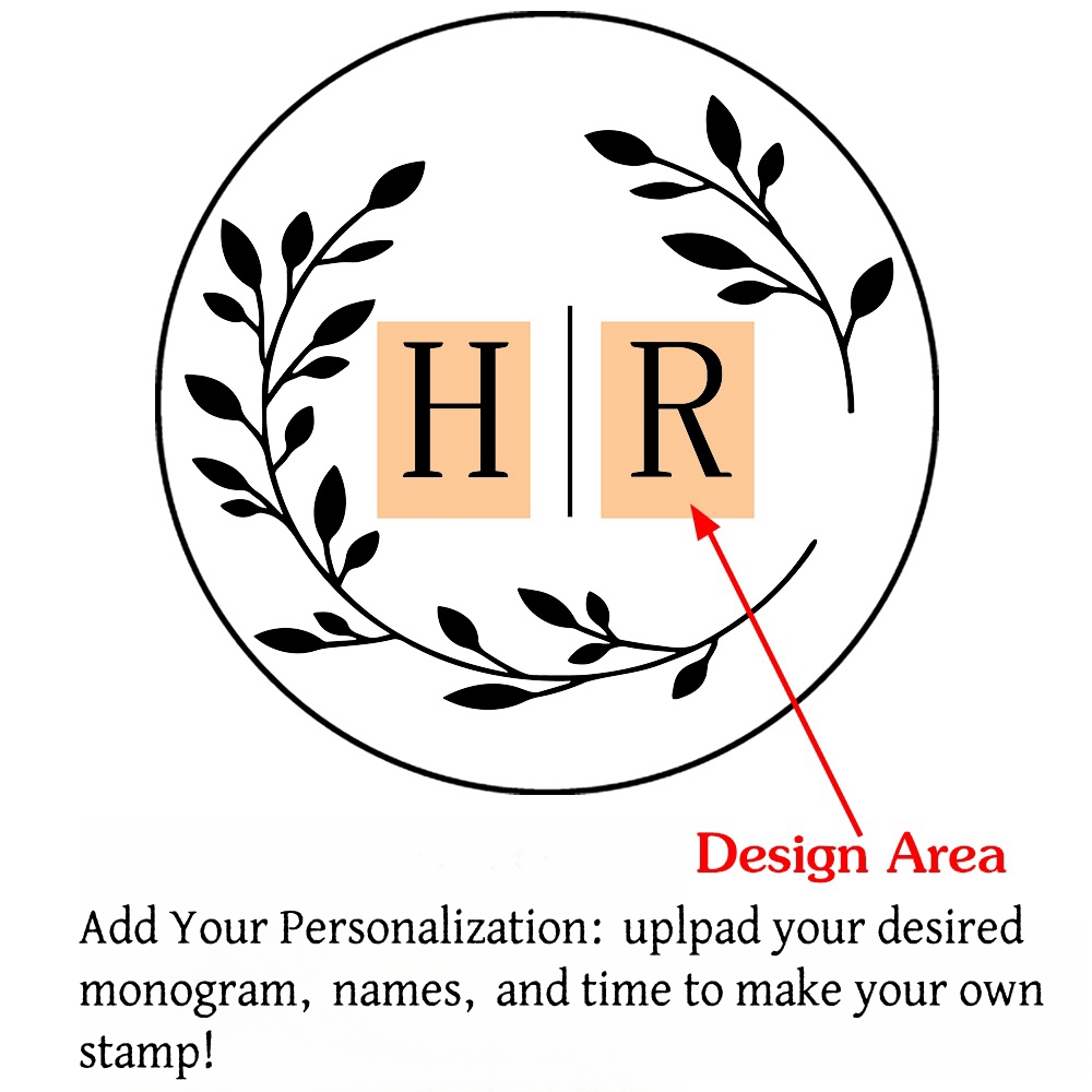 Custom Initials Wax Seal Stamp,personalized Picture/logo for Wedding Invitations - Picture 10 of 42
