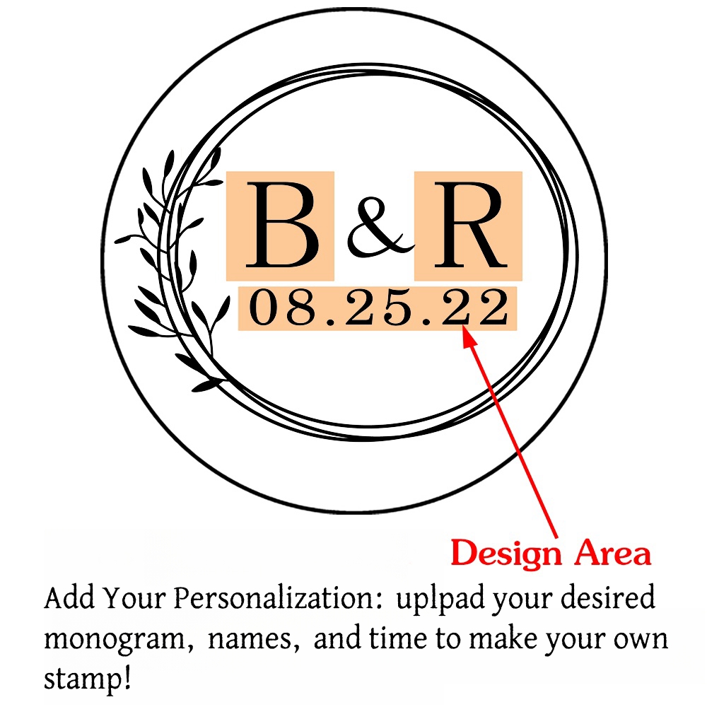 Custom Initials Wax Seal Stamp,personalized Picture/logo for Wedding Invitations - Picture 21 of 42