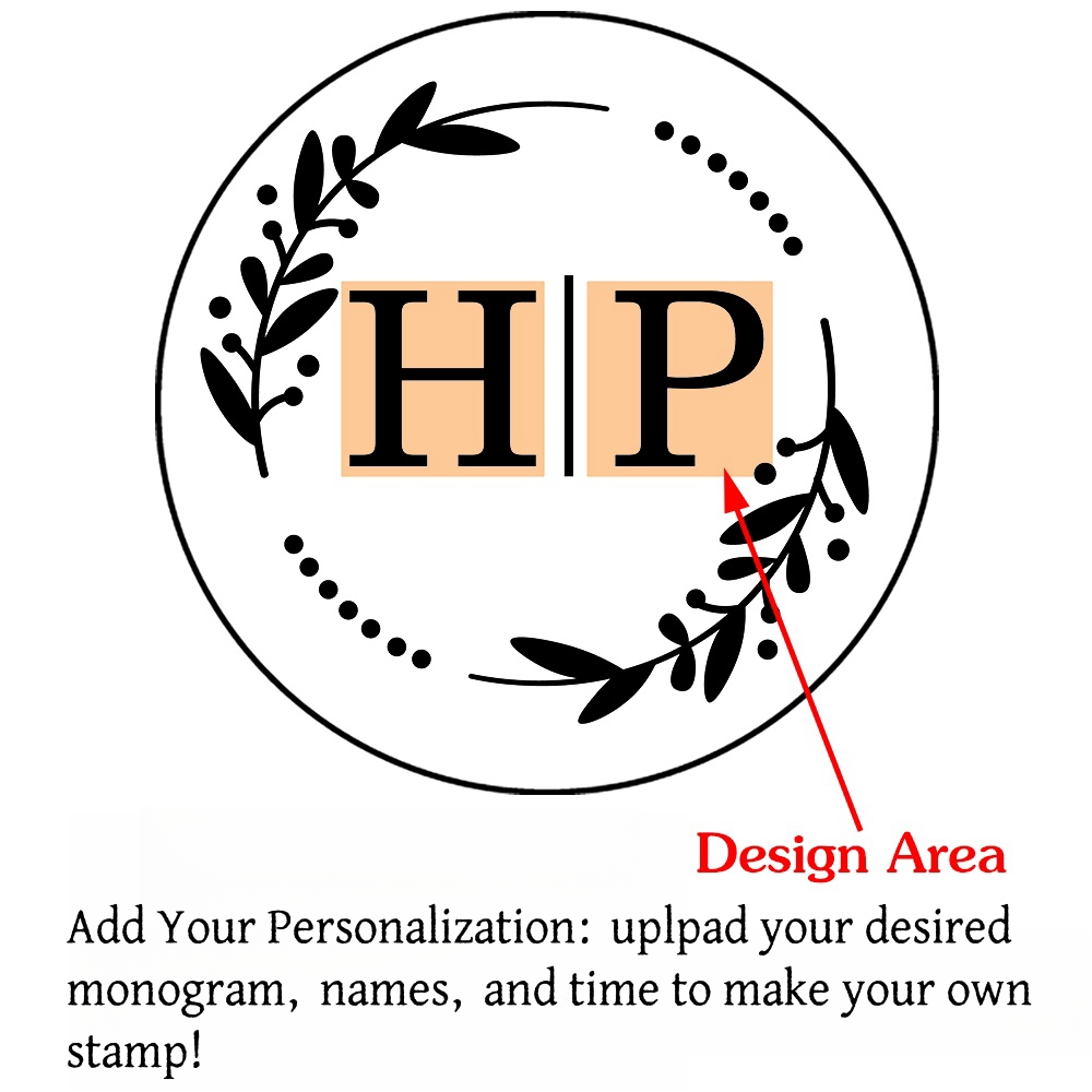 Custom Initials Wax Seal Stamp,personalized Picture/logo for Wedding Invitations - Picture 40 of 42