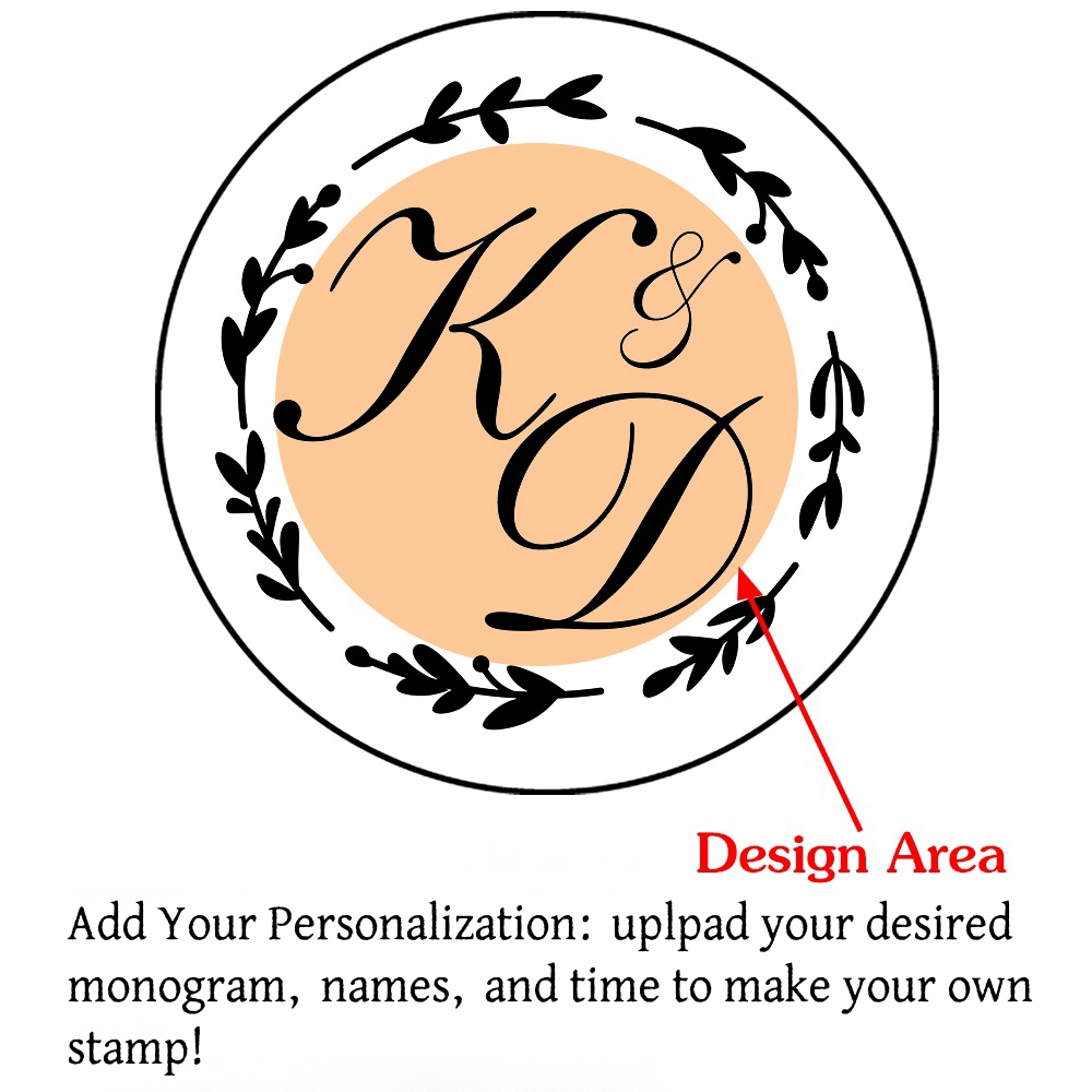 Custom Initials Wax Seal Stamp,personalized Picture/logo for Wedding Invitations - Picture 42 of 42