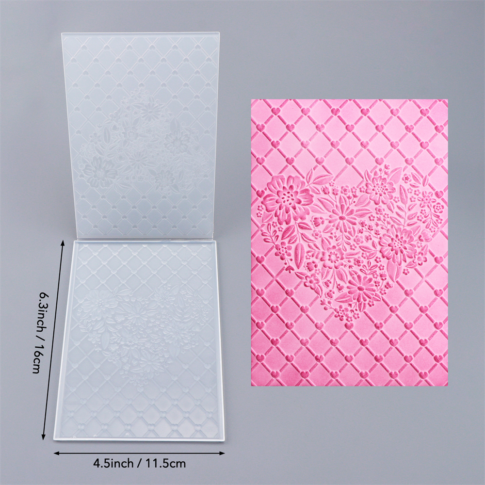 San Valentino Cartelle Goffratura 3D Stencil per Fai da Te Scrapbooking Carta Artigianale - Foto 17 di 22