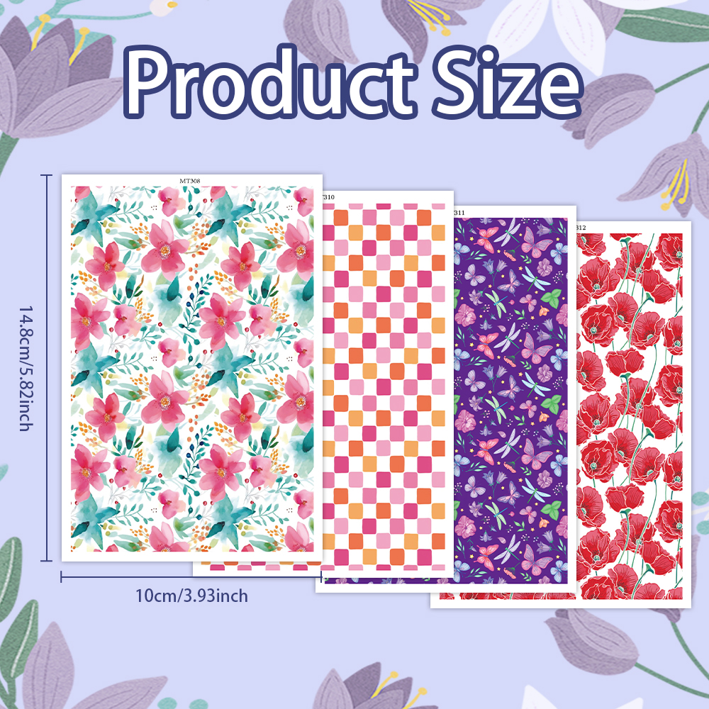 Flower Animal image transfer paper for polymer clay Christmas Craft Supply - Photo 15 sur 54