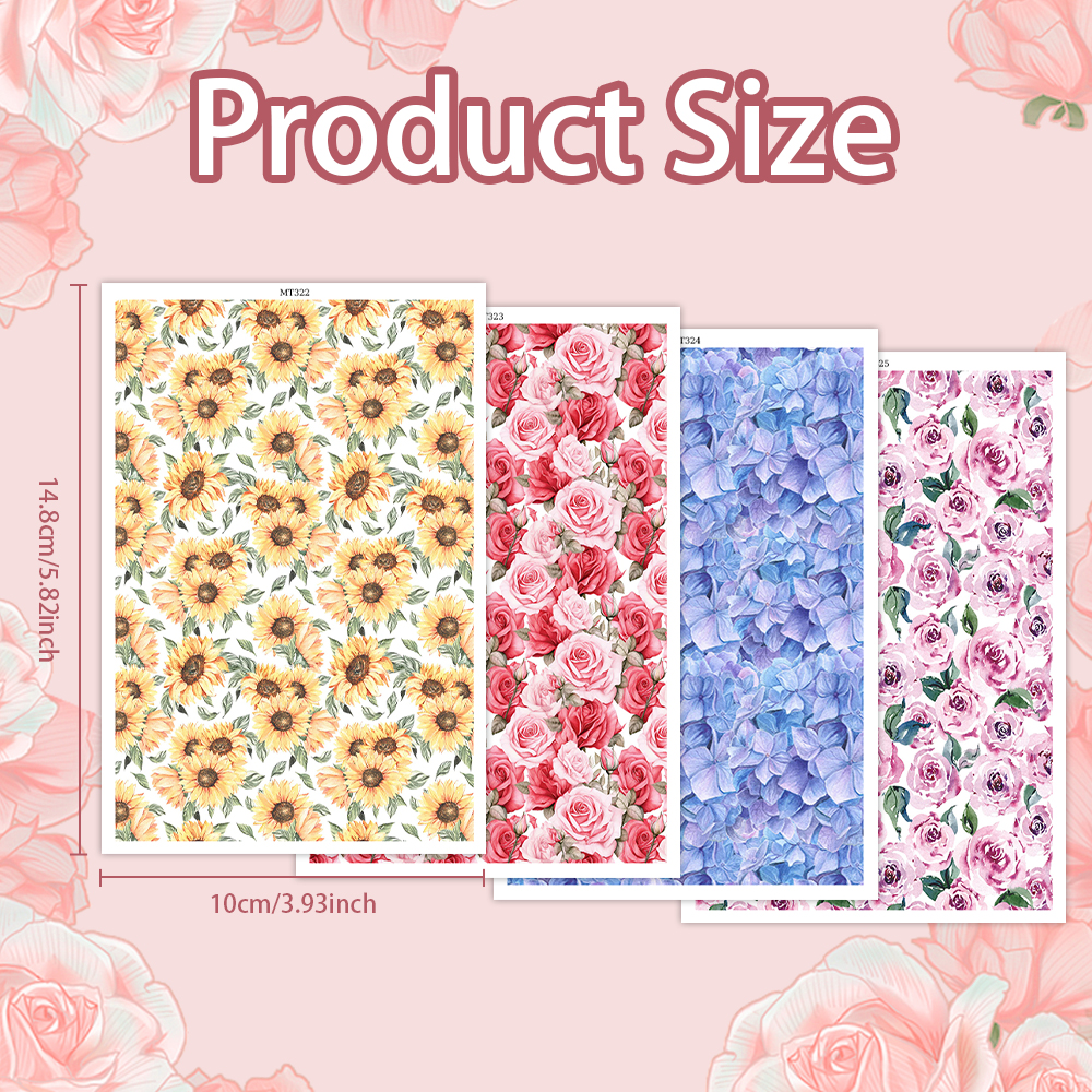 Flower Animal image transfer paper for polymer clay Christmas Craft Supply - Photo 19 sur 54