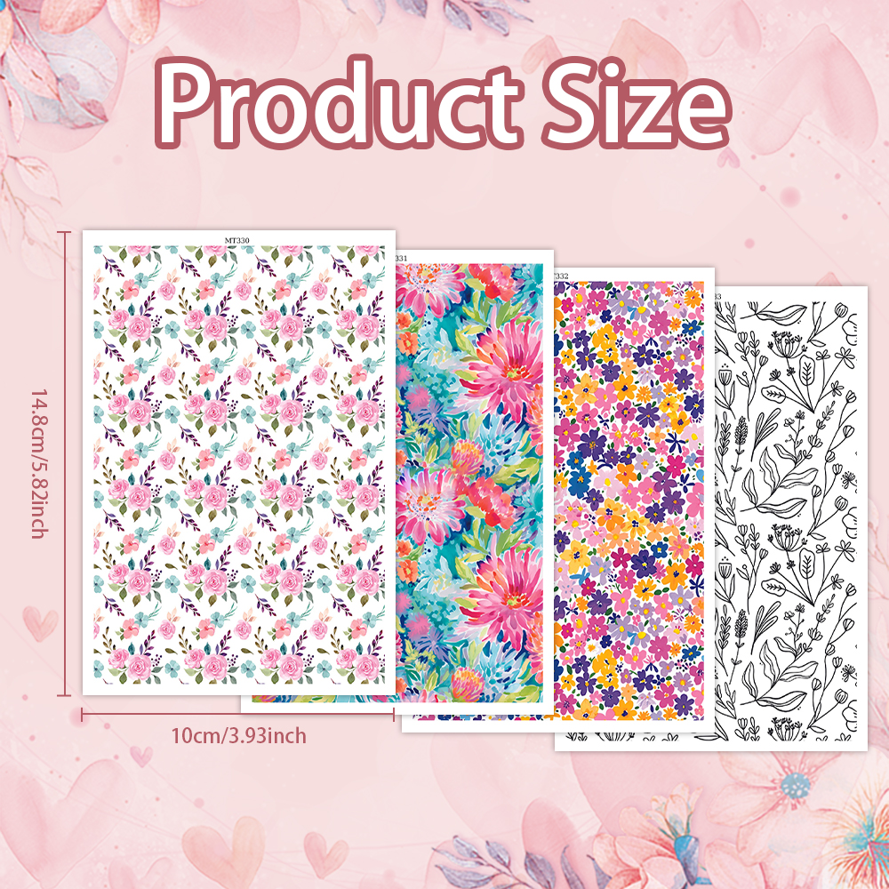 Flower Animal image transfer paper for polymer clay Christmas Craft Supply - Photo 21 sur 54