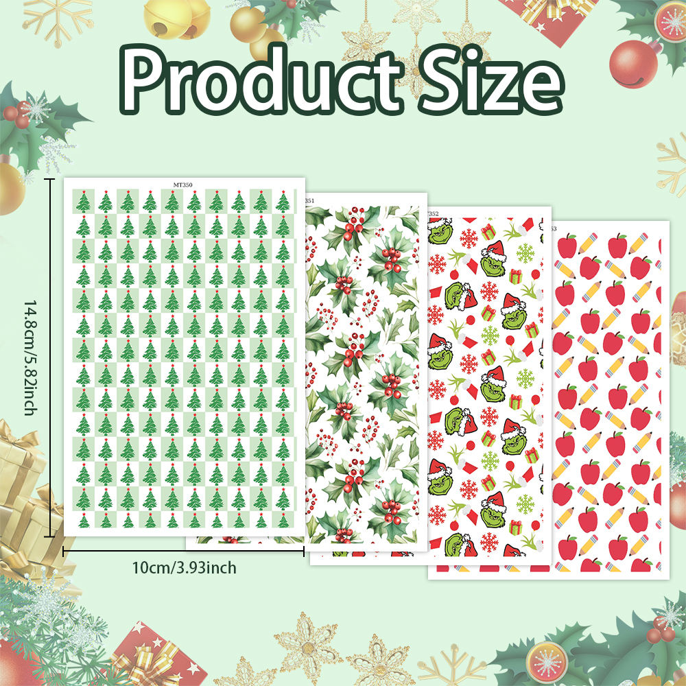 Flower Animal image transfer paper for polymer clay Christmas Craft Supply - Photo 26 sur 54