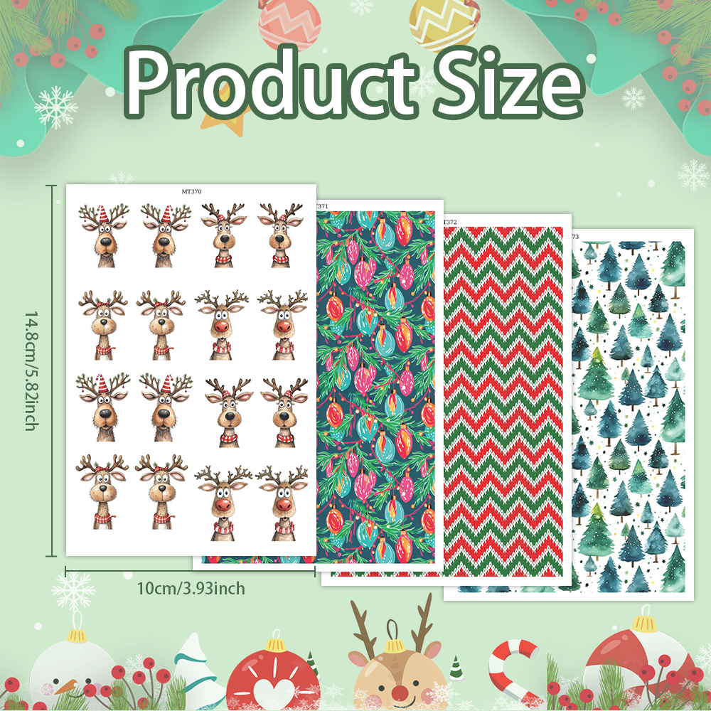 Flower Animal image transfer paper for polymer clay Christmas Craft Supply - Photo 31 sur 54