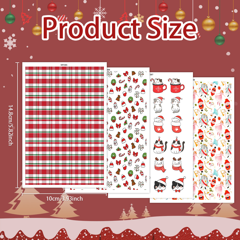 Flower Animal image transfer paper for polymer clay Christmas Craft Supply - Photo 35 sur 54