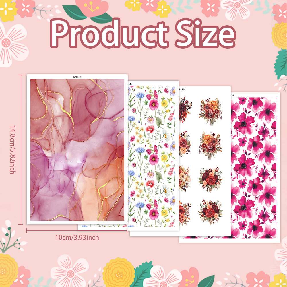 Flower Animal image transfer paper for polymer clay Christmas Craft Supply - Photo 43 sur 54