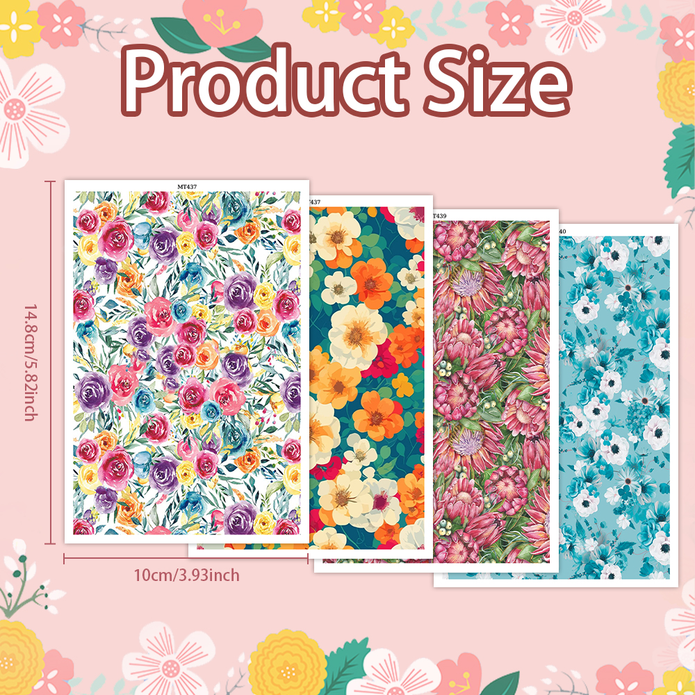 Flower Animal image transfer paper for polymer clay Christmas Craft Supply - Photo 49 sur 54