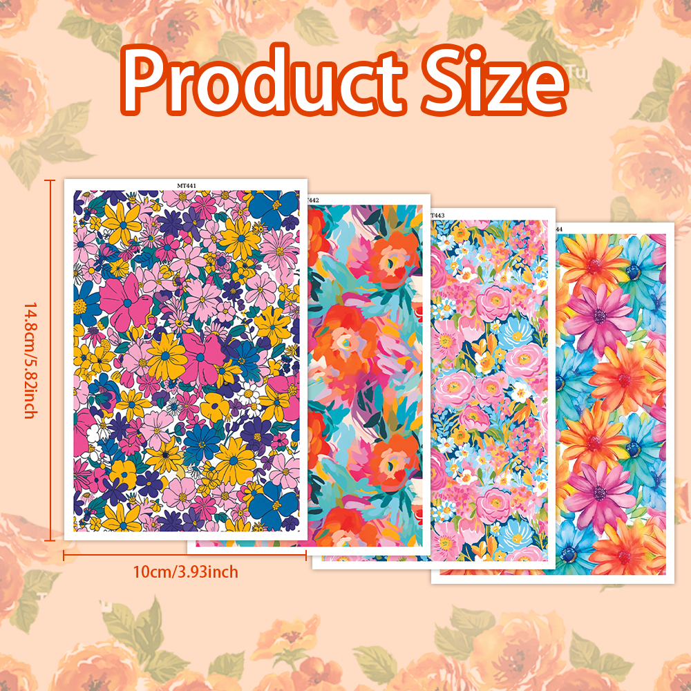 Flower Animal image transfer paper for polymer clay Christmas Craft Supply - Photo 50 sur 54