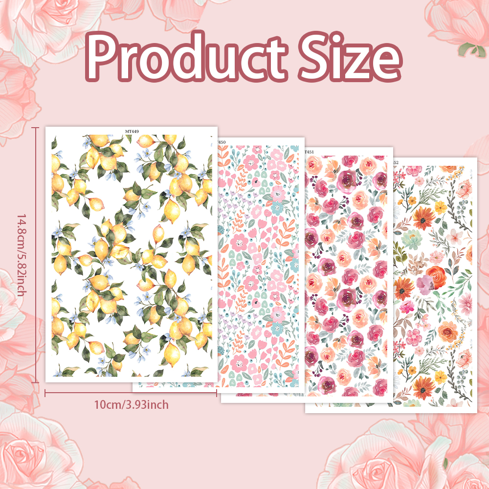 Flower Animal image transfer paper for polymer clay Christmas Craft Supply - Photo 52 sur 54