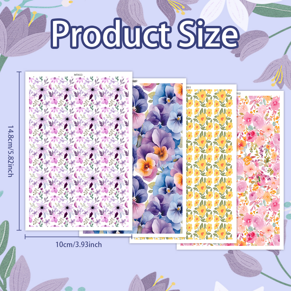 Flower Animal image transfer paper for polymer clay Christmas Craft Supply - Photo 53 sur 54