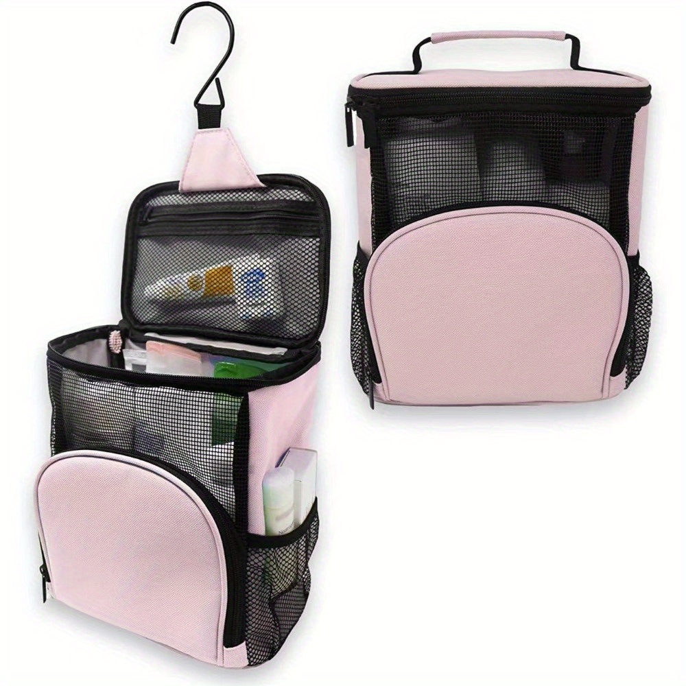 Shower Caddy Portable Mesh Shower Bag Men Women College Dorm Room Essentials - Picture 7 of 9