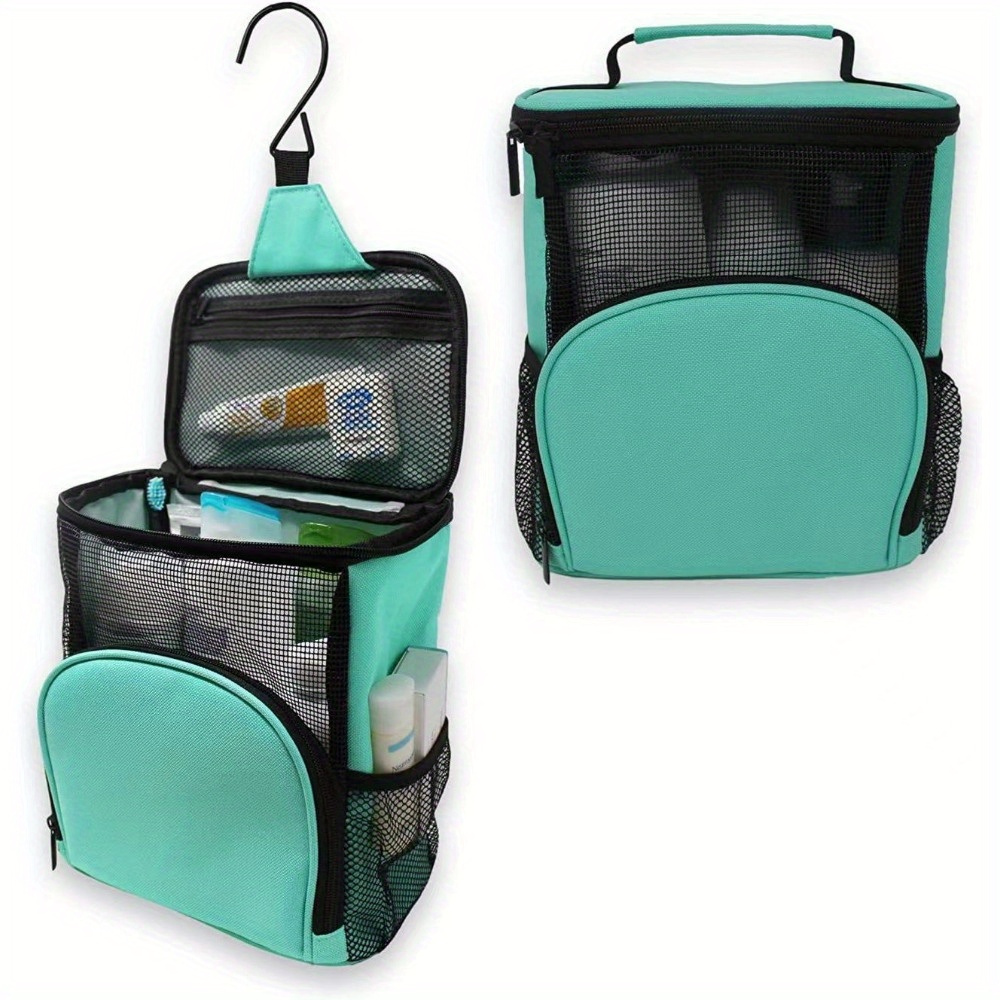 Shower Caddy Portable Mesh Shower Bag Men Women College Dorm Room Essentials - Picture 8 of 9