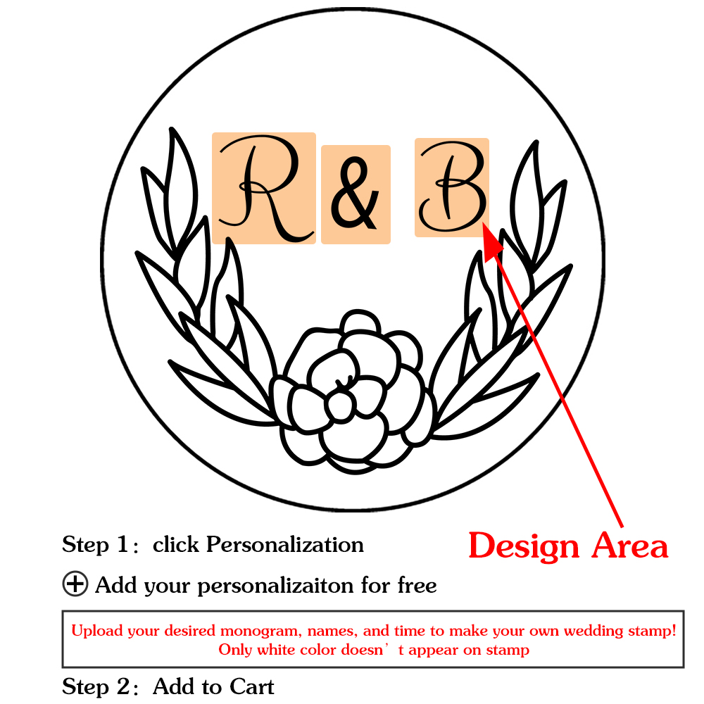 Personalized Custom Wax Seal Stamp with Wooden Handle Your Logo Design S01-S40 - Picture 10 of 48