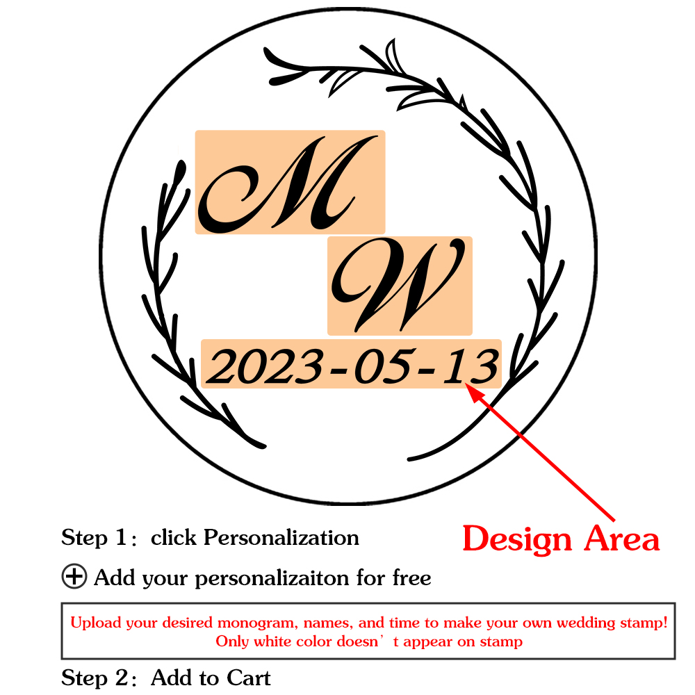 Personalized Custom Wax Seal Stamp with Wooden Handle Your Logo Design S01-S40