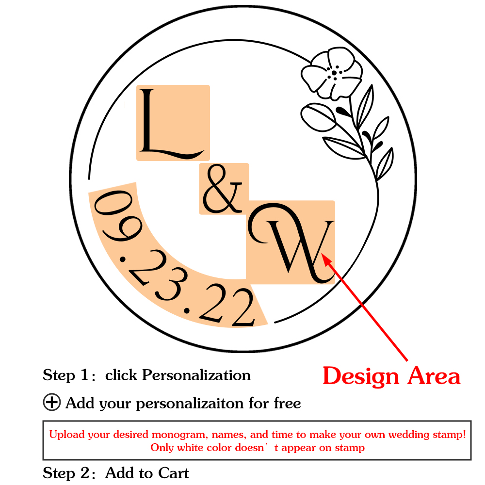 Personalized Custom Wax Seal Stamp with Wooden Handle Your Logo Design S01-S40 - Picture 32 of 48