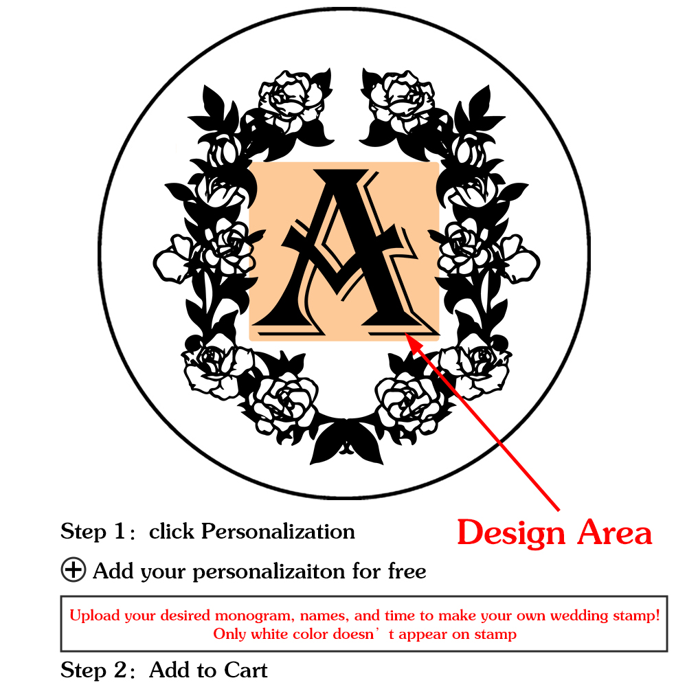 Personalized Custom Wax Seal Stamp with Wooden Handle Your Logo Design S01-S40 - Picture 45 of 48