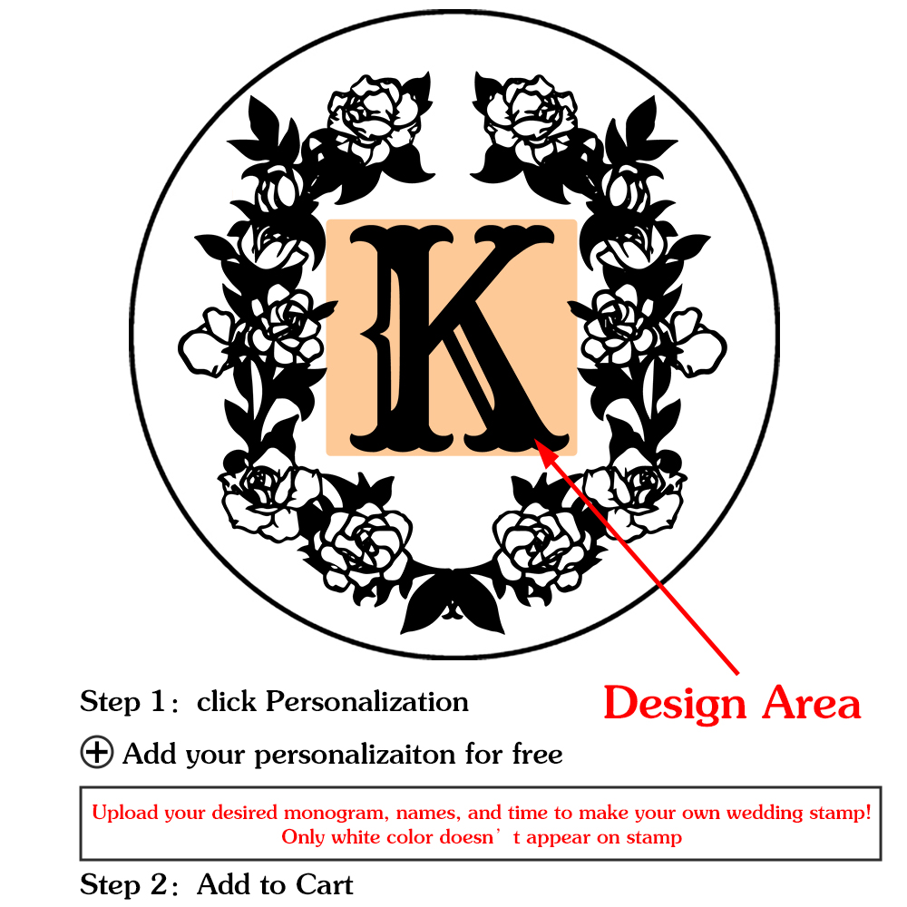 Personalized Custom Wax Seal Stamp with Wooden Handle Your Logo Design S01-S40 - Picture 46 of 48