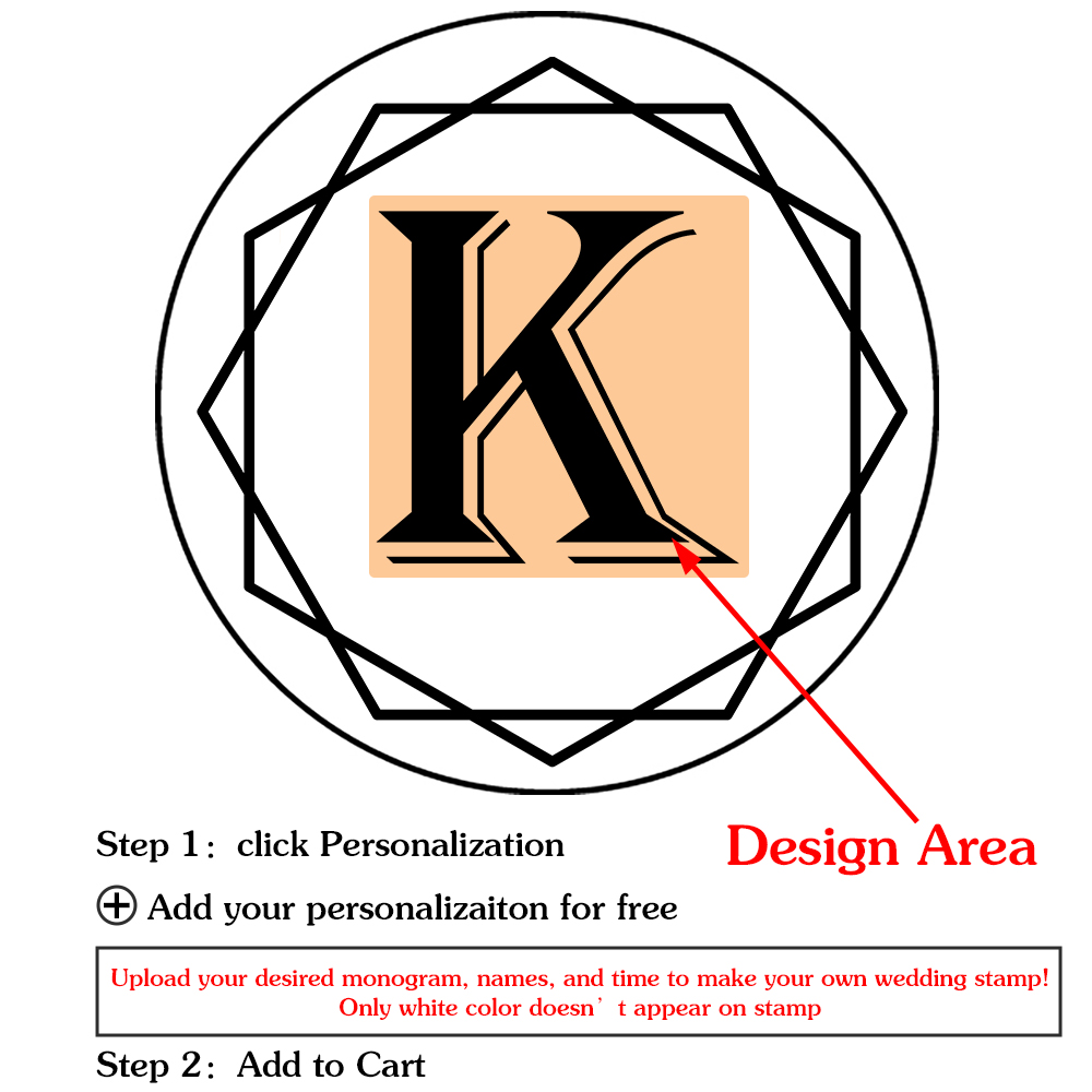 Personalized Custom Wax Seal Stamp with Wooden Handle Your Logo Design S01-S40 - Picture 47 of 48