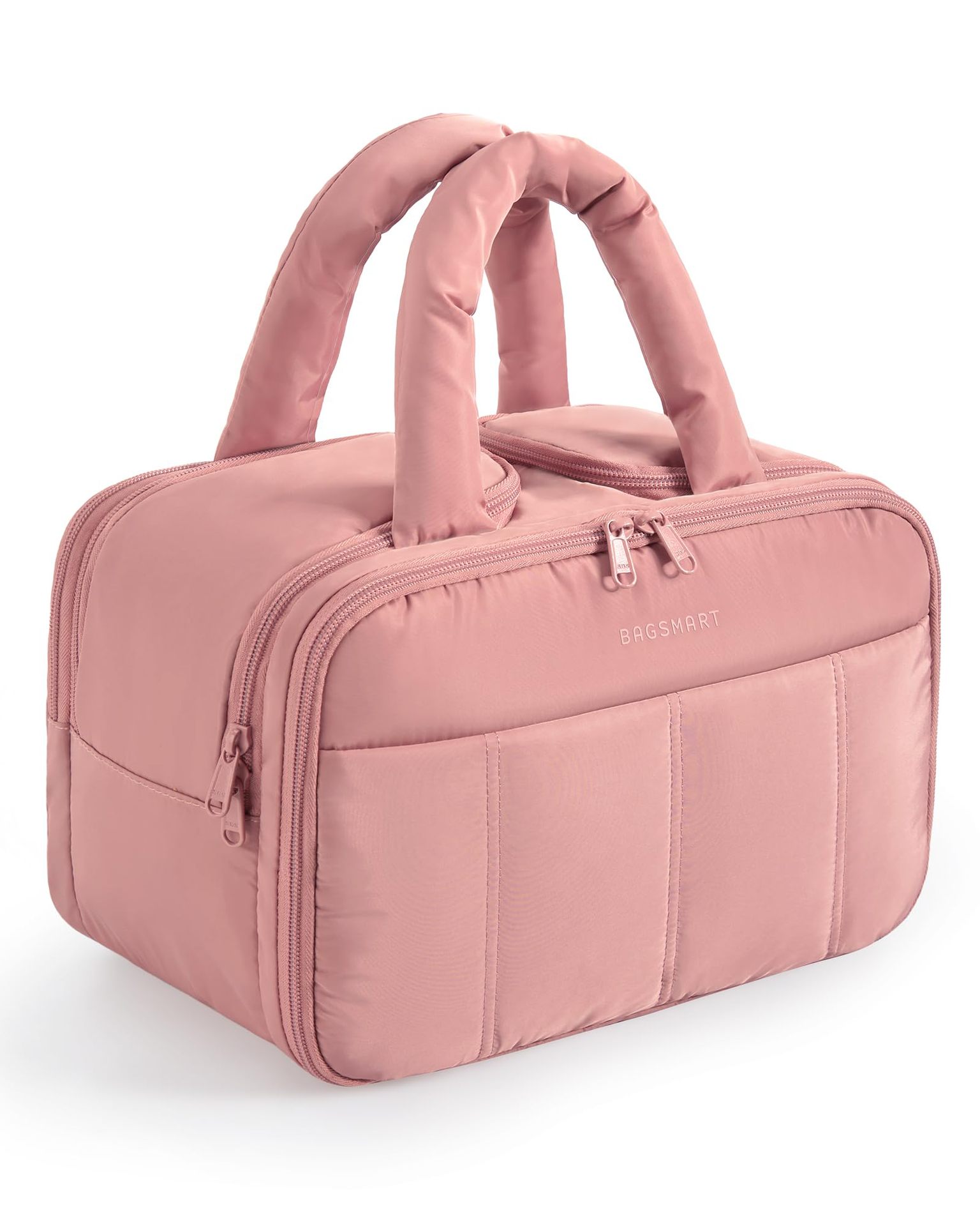 Borsa da toilette da viaggio donna gonfia grande leggera borsa trucco cosmetico organizer - Foto 9 di 10