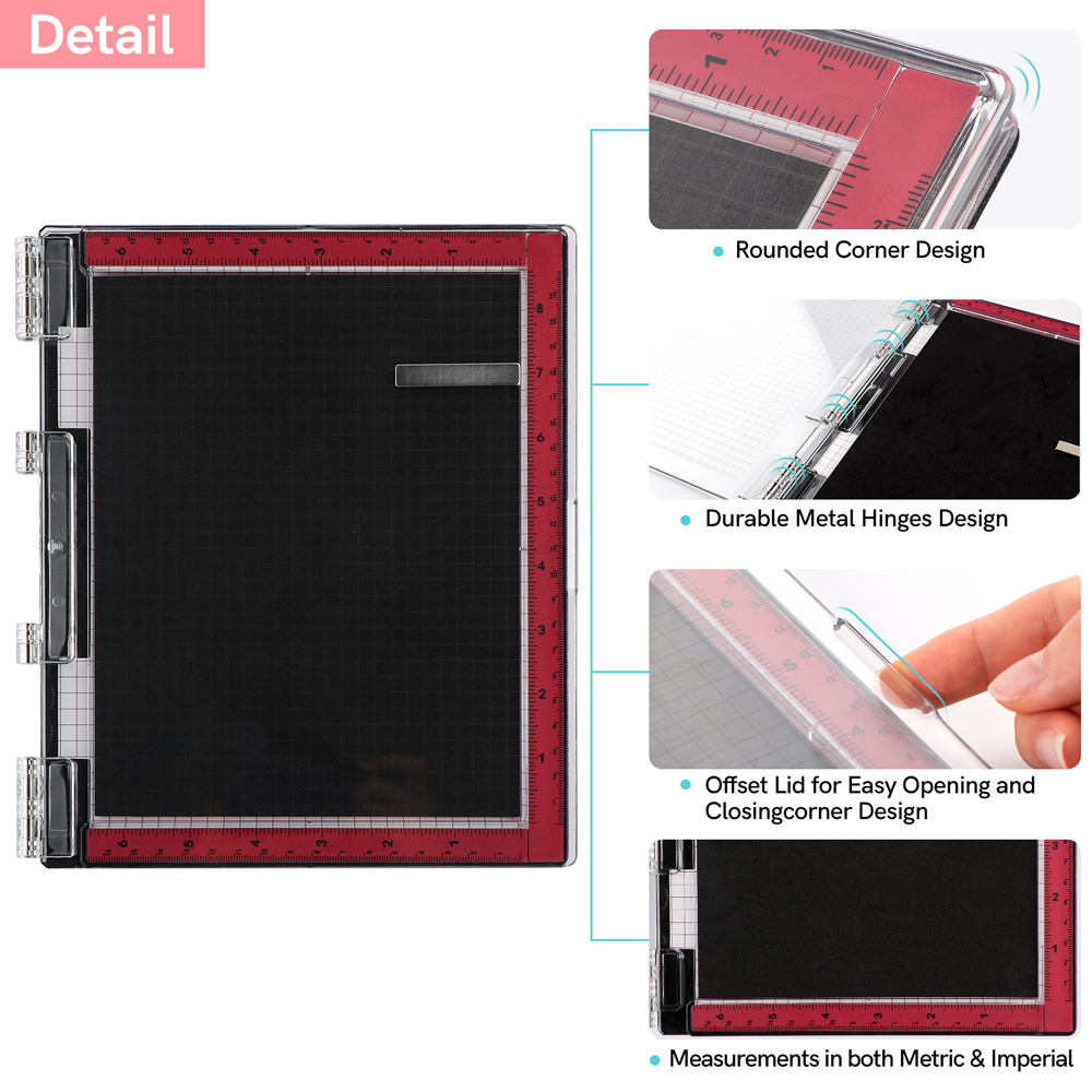 Stamping Tool Hinged Stamping Platform Stamp Positioner For Clear Stamps Craft