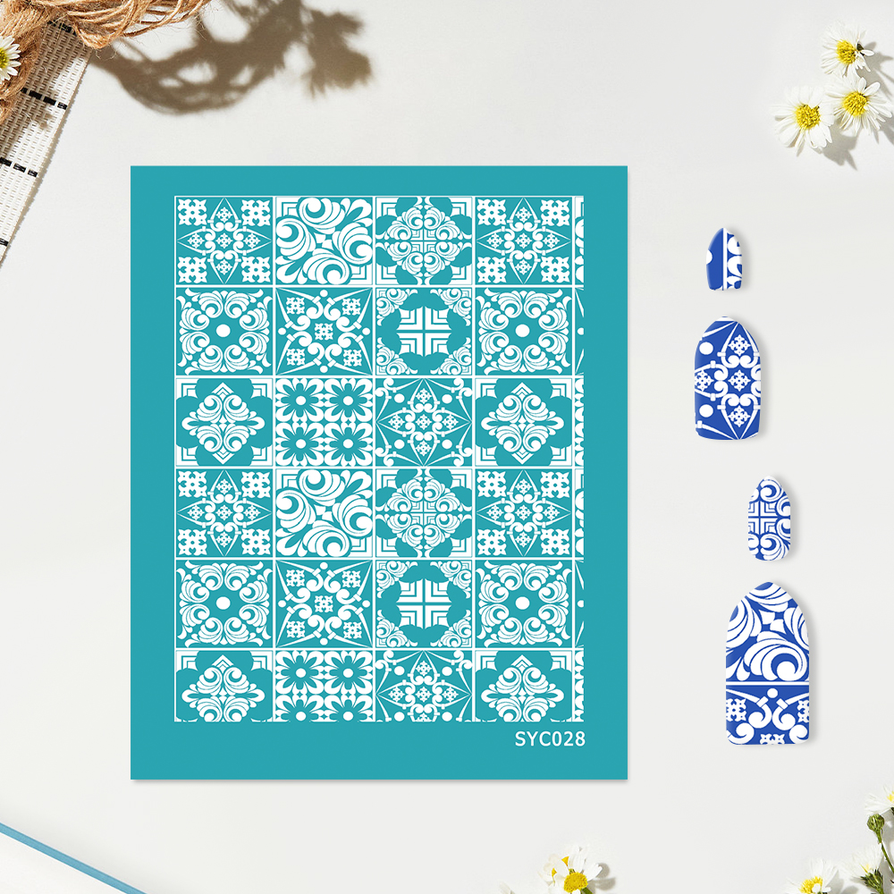 Silkscreen Stencil Reusable Self-Adhesive Silk Screen Printing For EarringMaking